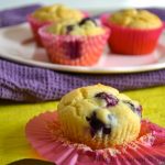 Muffin ai mirtilli senza glutine Bimby