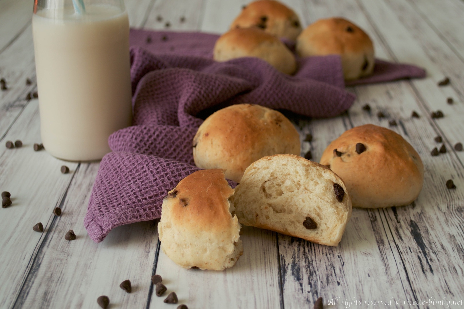 Thermomix chocolate chip buns