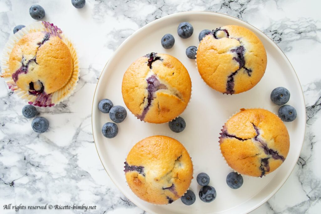 Thermomix Blueberry muffin