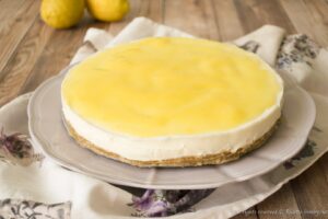 Thermomix No-bake lemon cheesecake