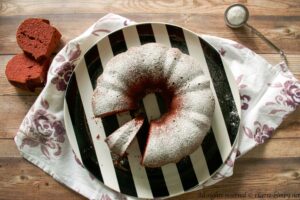 Thermomix Red Velvet Bundt Cake