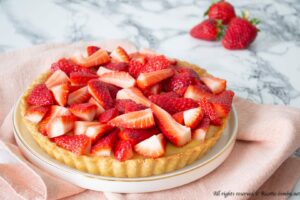 Thermomix Strawberry Tart